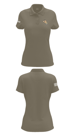 Women's Short Sleeve Performance Polo, GrumpyOLVets, Army, Teamtime, Team time, sublimation, custom sports apparel, team uniforms, spirit wear, spiritwear, sports uniforms, custom shirts, team store, custom team store, fundraiser sports, apparel fundraiser