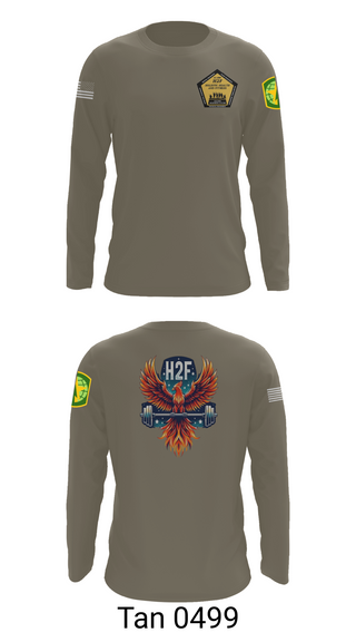 Long Sleeve Performance Shirt, Phoenix H2F, Army, Teamtime, Team time, sublimation, custom sports apparel, team uniforms, spirit wear, spiritwear, sports uniforms, custom shirts, team store, custom team store, fundraiser sports, apparel fundraiser
