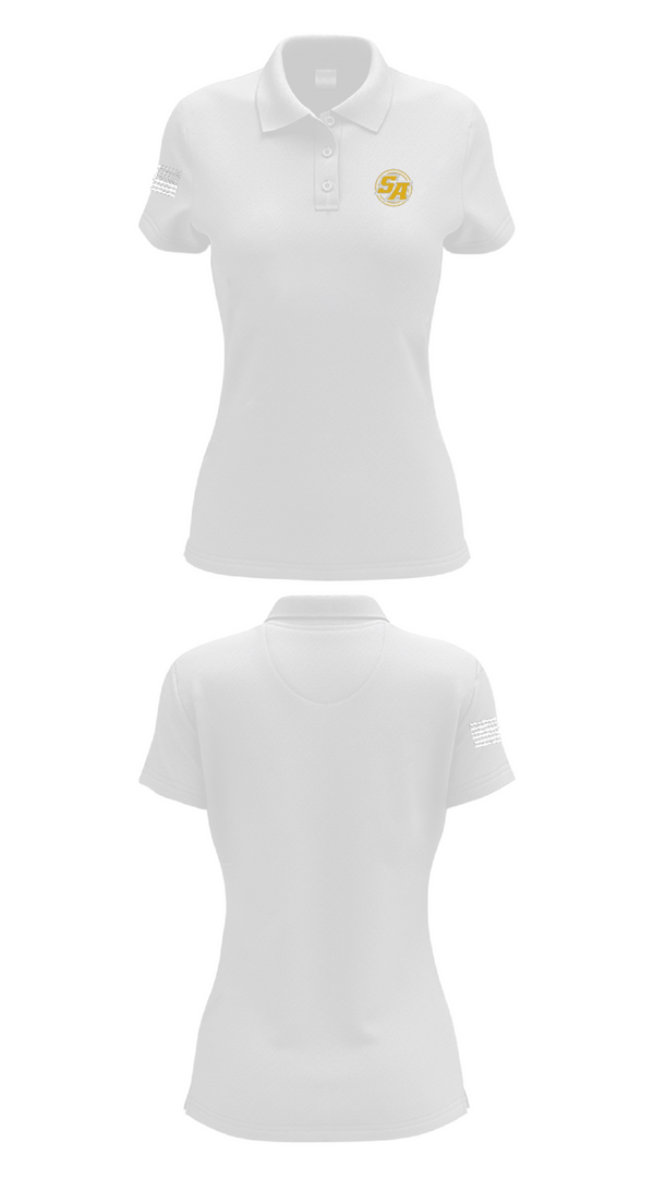 Womens Short Sleeve Performance Polo, Saint Anthony's High School Soccer, Women's Soccer, Teamtime, Team time, sublimation, custom sports apparel, team uniforms, spirit wear, spiritwear, sports uniforms, custom shirts, team store, custom team store, fundraiser sports, apparel fundraiser