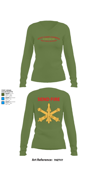 Womens Long Sleeve Vneck Shirt, Task Force Defender, , Teamtime, Team time, sublimation, custom sports apparel, team uniforms, spirit wear, spiritwear, sports uniforms, custom shirts, team store, custom team store, fundraiser sports, apparel fundraiser