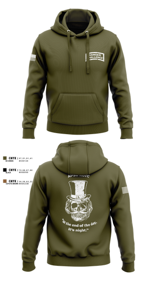 Hoodie, APSU RANGER CHALLENGE, Army, Teamtime, Team time, sublimation, custom sports apparel, team uniforms, spirit wear, spiritwear, sports uniforms, custom shirts, team store, custom team store, fundraiser sports, apparel fundraiser