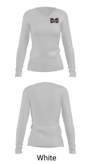 Womens Long Sleeve Vneck Shirt, Manvel High School Soccer, Men's Soccer, Teamtime, Team time, sublimation, custom sports apparel, team uniforms, spirit wear, spiritwear, sports uniforms, custom shirts, team store, custom team store, fundraiser sports, apparel fundraiser
