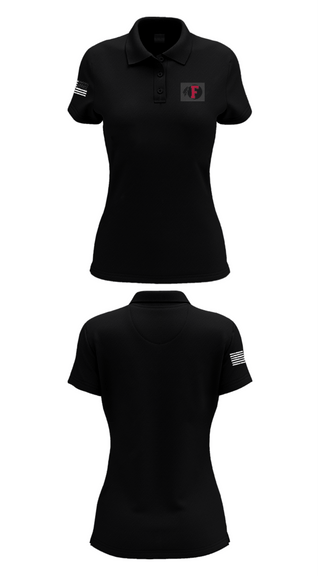 Women's Short Sleeve Performance Polo, Fallbrook Pop Warner Football League, Football, Teamtime, Team time, sublimation, custom sports apparel, team uniforms, spirit wear, spiritwear, sports uniforms, custom shirts, team store, custom team store, fundraiser sports, apparel fundraiser