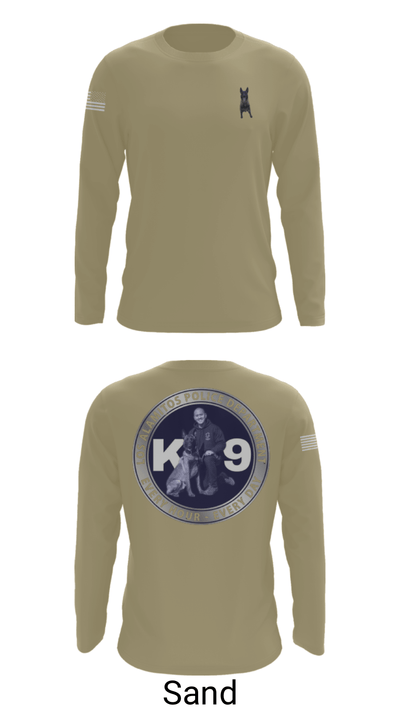 Los Alamitos Police K9 92789810 Long Sleeve Performance Shirt - 82