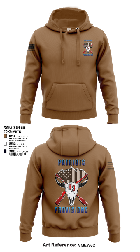 Hoodie, Patriots Provisions LLC, , Teamtime, Team time, sublimation, custom sports apparel, team uniforms, spirit wear, spiritwear, sports uniforms, custom shirts, team store, custom team store, fundraiser sports, apparel fundraiser