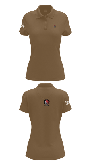Women's Short Sleeve Performance Polo, Bonecrushers, , Teamtime, Team time, sublimation, custom sports apparel, team uniforms, spirit wear, spiritwear, sports uniforms, custom shirts, team store, custom team store, fundraiser sports, apparel fundraiser