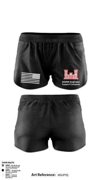 Ranger Panties, 642nd Engineer Support Company642ND Engineer Support Company, Army, Teamtime, Team time, sublimation, custom sports apparel, team uniforms, spirit wear, spiritwear, sports uniforms, custom shirts, team store, custom team store, fundraiser sports, apparel fundraiser