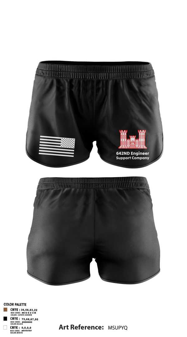 Ranger Panties, 642nd Engineer Support Company642ND Engineer Support Company, Army, Teamtime, Team time, sublimation, custom sports apparel, team uniforms, spirit wear, spiritwear, sports uniforms, custom shirts, team store, custom team store, fundraiser sports, apparel fundraiser