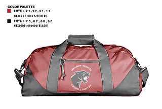 Duffle Bag, Meadow Heights R-2 High School Cross Country, Cross Country, Teamtime, Team time, sublimation, custom sports apparel, team uniforms, spirit wear, spiritwear, sports uniforms, custom shirts, team store, custom team store, fundraiser sports, apparel fundraiser