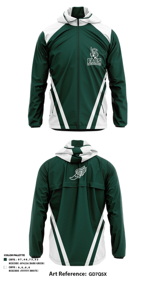 Windbreaker, FACS Crusaders, Track & Field, Teamtime, Team time, sublimation, custom sports apparel, team uniforms, spirit wear, spiritwear, sports uniforms, custom shirts, team store, custom team store, fundraiser sports, apparel fundraiser