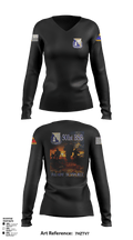 501st Brigade Support Battalion 10018881 Women's Long Sleeve V-neck Shirt - 1