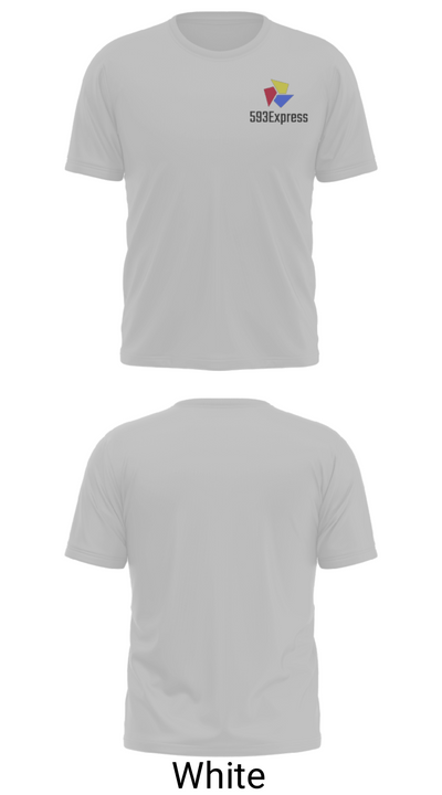593 Express 37808330 Short Sleeve Performance Shirt - 11