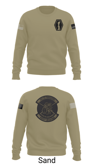 Crew Neck Sweatshirt, 100th Battalion 442nd Infantry Delta dragons, Army, Teamtime, Team time, sublimation, custom sports apparel, team uniforms, spirit wear, spiritwear, sports uniforms, custom shirts, team store, custom team store, fundraiser sports, apparel fundraiser