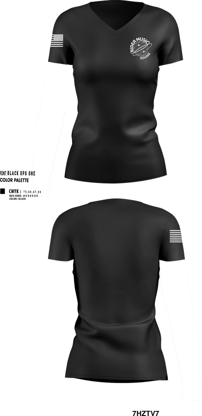 undefined Women's Short Sleeve V-neck Shirt - 27