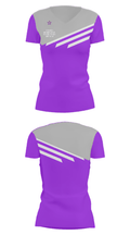 Hiroshi Miyamura High School Track and Field 73163312 Women's Short Sleeve V-neck Shirt - 24