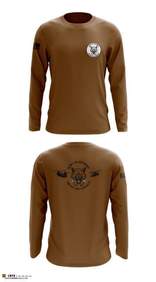 Long Sleeve Performance Shirt, D Co 2-13th AVN REGTD Co 1-52 AVN REGTD Co 1-52 AVN REGT, , Teamtime, Team time, sublimation, custom sports apparel, team uniforms, spirit wear, spiritwear, sports uniforms, custom shirts, team store, custom team store, fundraiser sports, apparel fundraiser