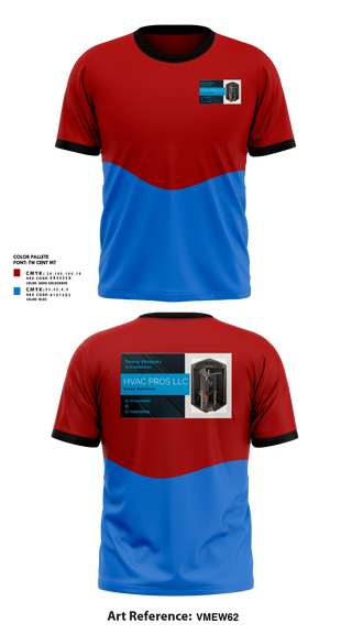 Short Sleeve Performance Shirt, Hvac pros llc, , Teamtime, Team time, sublimation, custom sports apparel, team uniforms, spirit wear, spiritwear, sports uniforms, custom shirts, team store, custom team store, fundraiser sports, apparel fundraiser