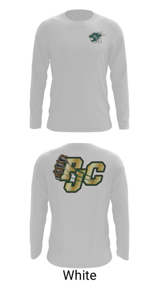 Long Sleeve Performance Shirt, Plainfield Junior Cats Football/Cheer, Football, Teamtime, Team time, sublimation, custom sports apparel, team uniforms, spirit wear, spiritwear, sports uniforms, custom shirts, team store, custom team store, fundraiser sports, apparel fundraiser