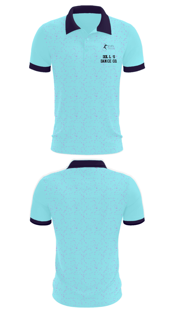 Short Sleeve Performance Polo, Doll’s Dance Co., , Teamtime, Team time, sublimation, custom sports apparel, team uniforms, spirit wear, spiritwear, sports uniforms, custom shirts, team store, custom team store, fundraiser sports, apparel fundraiser