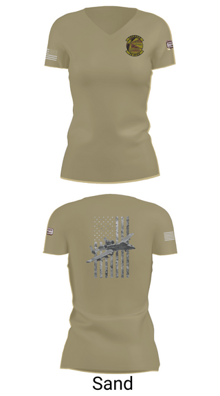 Womens Short Sleeve Vneck Shirt, 74 FGS, Air Force, Teamtime, Team time, sublimation, custom sports apparel, team uniforms, spirit wear, spiritwear, sports uniforms, custom shirts, team store, custom team store, fundraiser sports, apparel fundraiser