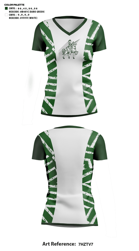 Womens Short Sleeve Vneck Shirt, Knights Volleyball, Men's Volleyball, Teamtime, Team time, sublimation, custom sports apparel, team uniforms, spirit wear, spiritwear, sports uniforms, custom shirts, team store, custom team store, fundraiser sports, apparel fundraiser