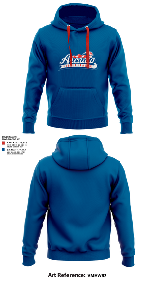 Hoodie, Arcadia Little League Baseball, Baseball, Teamtime, Team time, sublimation, custom sports apparel, team uniforms, spirit wear, spiritwear, sports uniforms, custom shirts, team store, custom team store, fundraiser sports, apparel fundraiser