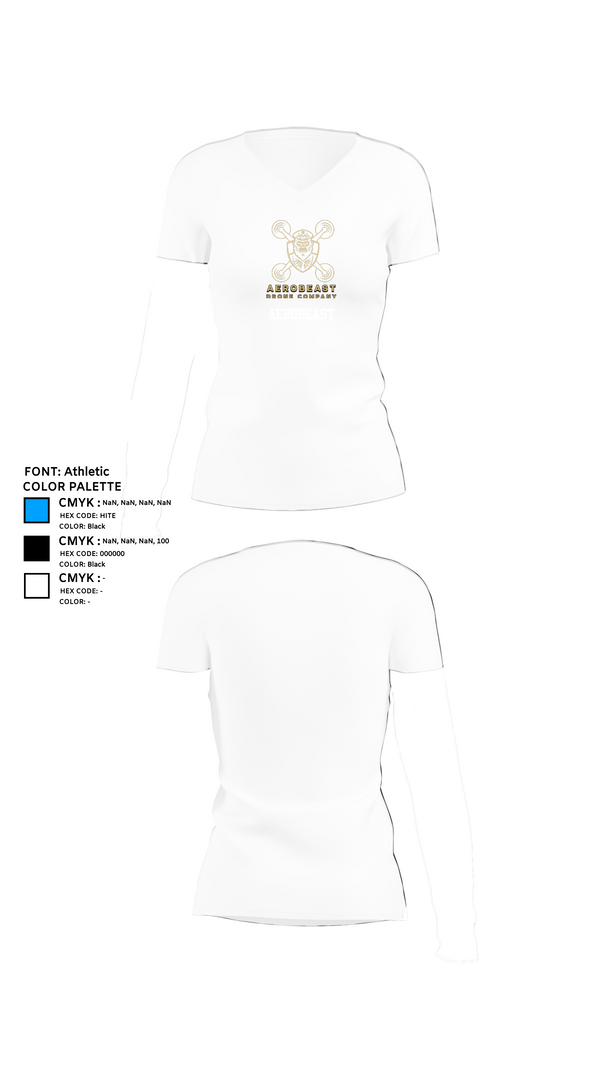 Womens Short Sleeve Vneck Shirt, AeroBeast, , Teamtime, Team time, sublimation, custom sports apparel, team uniforms, spirit wear, spiritwear, sports uniforms, custom shirts, team store, custom team store, fundraiser sports, apparel fundraiser