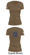 USS AMERICA LHA6 62231282 Women's Short Sleeve V-neck Shirt - 8
