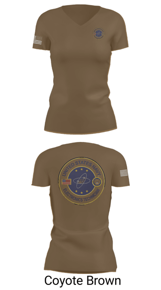 Womens Short Sleeve Vneck Shirt, USS AMERICA LHA6, Navy, Teamtime, Team time, sublimation, custom sports apparel, team uniforms, spirit wear, spiritwear, sports uniforms, custom shirts, team store, custom team store, fundraiser sports, apparel fundraiser