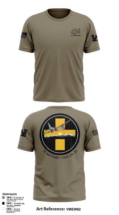 B Co 766 EN BeB 1st Platoon Armored Turtles Short Sleeve Performance Shirt - 10