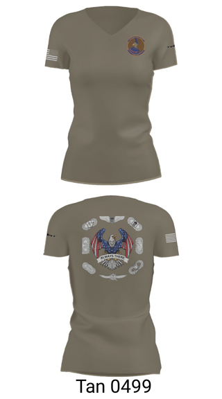 Women's Short Sleeve Vneck Shirt, 22nd OSS, Air Force, Teamtime, Team time, sublimation, custom sports apparel, team uniforms, spirit wear, spiritwear, sports uniforms, custom shirts, team store, custom team store, fundraiser sports, apparel fundraiser