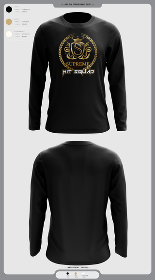 Long Sleeve Performance Shirt, San Jose Hitsquad, , Teamtime, Team time, sublimation, custom sports apparel, team uniforms, spirit wear, spiritwear, sports uniforms, custom shirts, team store, custom team store, fundraiser sports, apparel fundraiser
