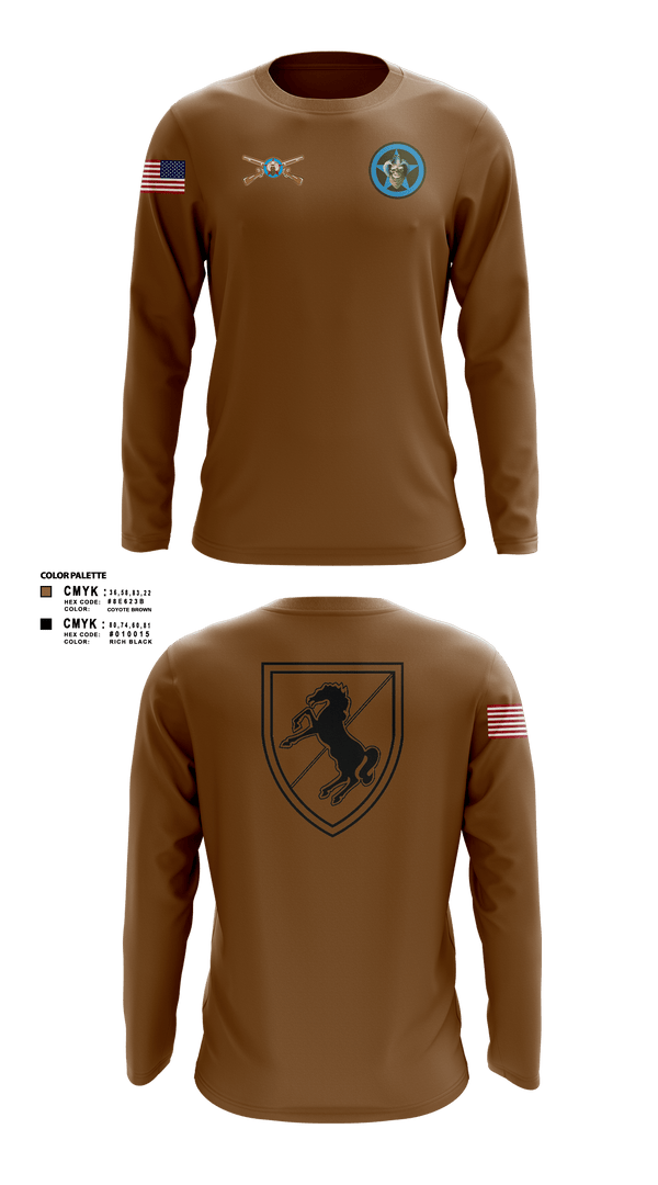 Long Sleeve Performance Shirt, Bandit Troop, Army, Teamtime, Team time, sublimation, custom sports apparel, team uniforms, spirit wear, spiritwear, sports uniforms, custom shirts, team store, custom team store, fundraiser sports, apparel fundraiser