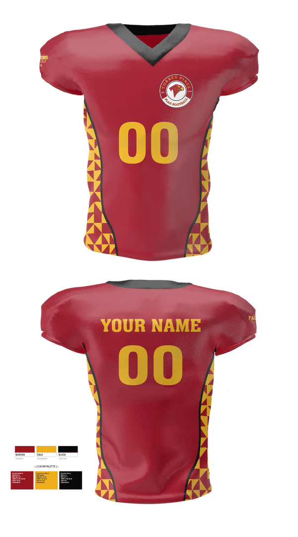 Football Jersey, Falcons Girls Flag Football, , Teamtime, Team time, sublimation, custom sports apparel, team uniforms, spirit wear, spiritwear, sports uniforms, custom shirts, team store, custom team store, fundraiser sports, apparel fundraiser