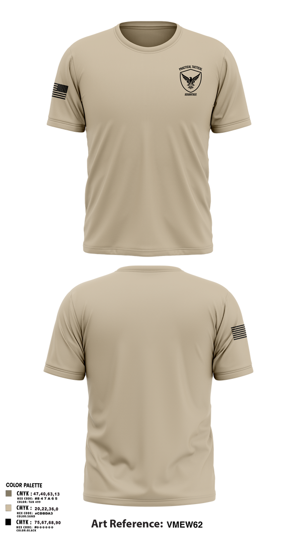 Old School Cotton Feel Shirt, Practical Tactical Advantage, , Teamtime, Team time, sublimation, custom sports apparel, team uniforms, spirit wear, spiritwear, sports uniforms, custom shirts, team store, custom team store, fundraiser sports, apparel fundraiser