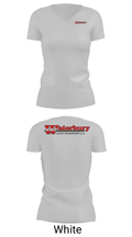 Waterbury Auto Transport 40524303 Women's Short Sleeve V-neck Shirt - 19