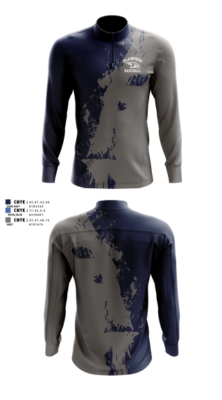 Quarter Zip Jacket, Plainview Little League, Baseball, Teamtime, Team time, sublimation, custom sports apparel, team uniforms, spirit wear, spiritwear, sports uniforms, custom shirts, team store, custom team store, fundraiser sports, apparel fundraiser