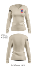 2/11 48743482 Women's Long Sleeve V-neck Shirt - 2