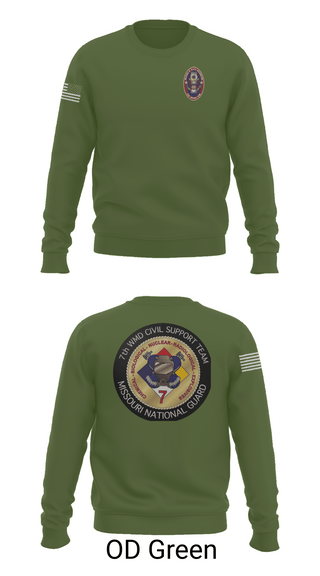 Crew Neck Sweatshirt, 7th CST, Army, Teamtime, Team time, sublimation, custom sports apparel, team uniforms, spirit wear, spiritwear, sports uniforms, custom shirts, team store, custom team store, fundraiser sports, apparel fundraiser