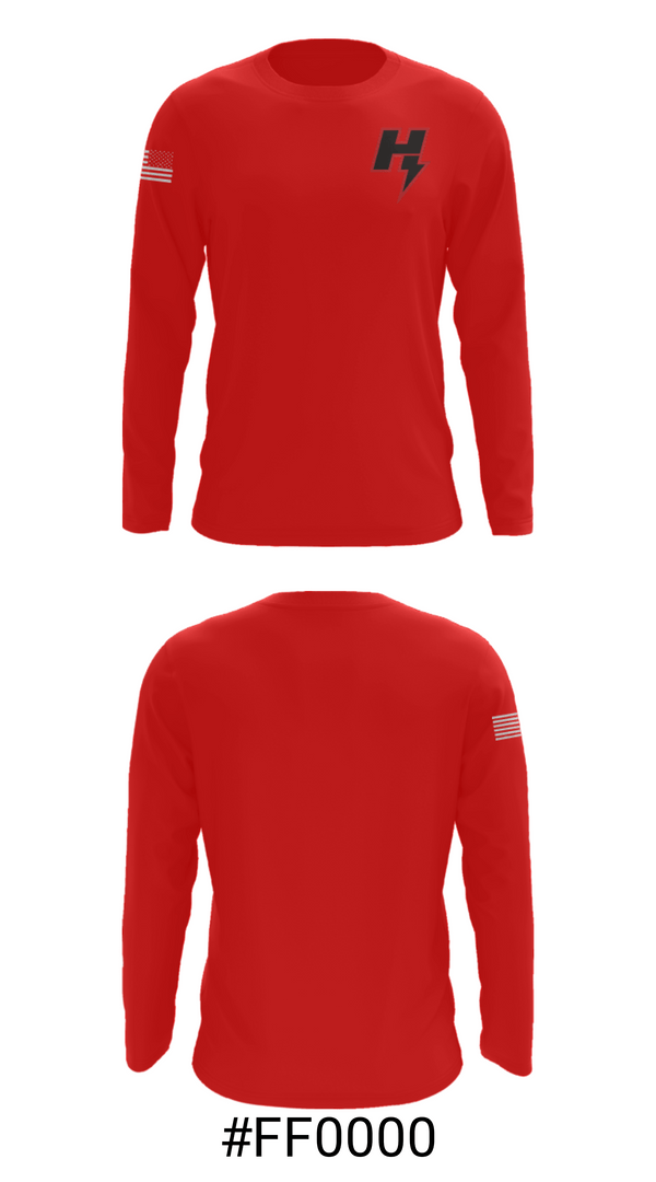 Long Sleeve Performance Shirt, Hilliard Middle-Senior High School, Spirit Store, Teamtime, Team time, sublimation, custom sports apparel, team uniforms, spirit wear, spiritwear, sports uniforms, custom shirts, team store, custom team store, fundraiser sports, apparel fundraiser