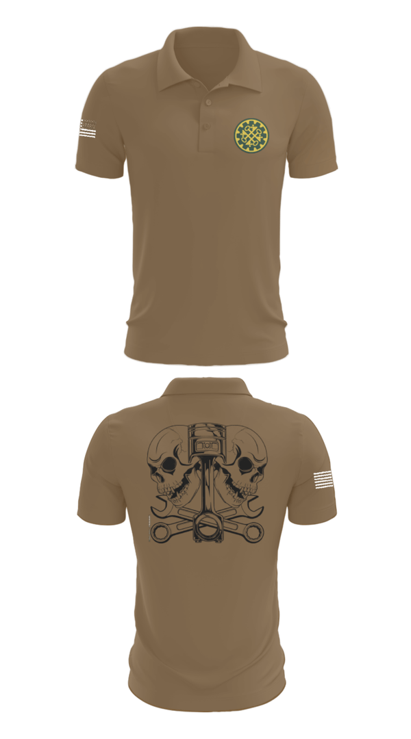 Short Sleeve Performance Polo, 46th MP Co, Army, Teamtime, Team time, sublimation, custom sports apparel, team uniforms, spirit wear, spiritwear, sports uniforms, custom shirts, team store, custom team store, fundraiser sports, apparel fundraiser