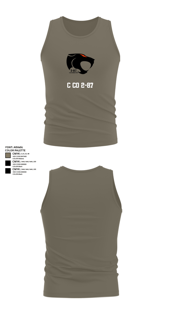Tank Top, C co 2-87, , Teamtime, Team time, sublimation, custom sports apparel, team uniforms, spirit wear, spiritwear, sports uniforms, custom shirts, team store, custom team store, fundraiser sports, apparel fundraiser