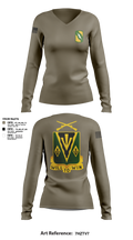 undefined Women's Long Sleeve V-neck Shirt - 1
