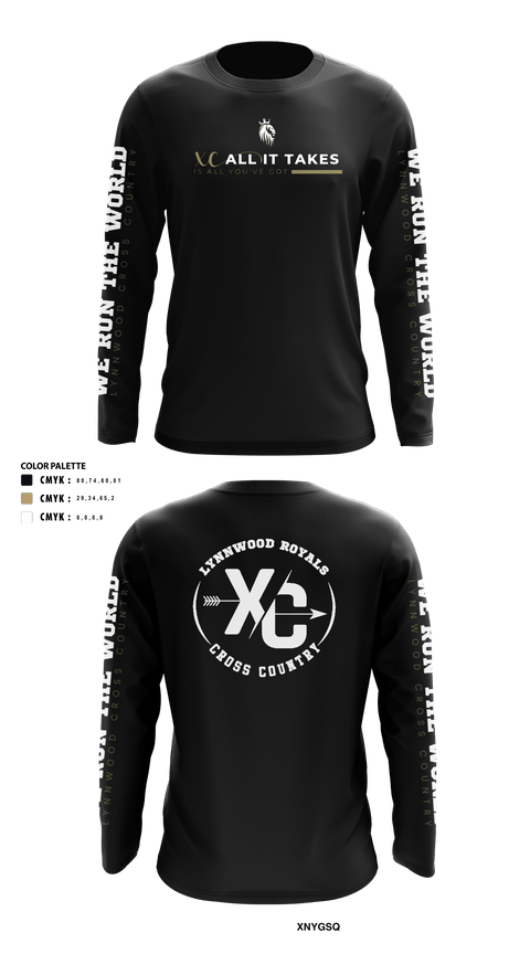 Long Sleeve Performance Shirt, Lynnwood Cross Country, Cross Country, Teamtime, Team time, sublimation, custom sports apparel, team uniforms, spirit wear, spiritwear, sports uniforms, custom shirts, team store, custom team store, fundraiser sports, apparel fundraiser