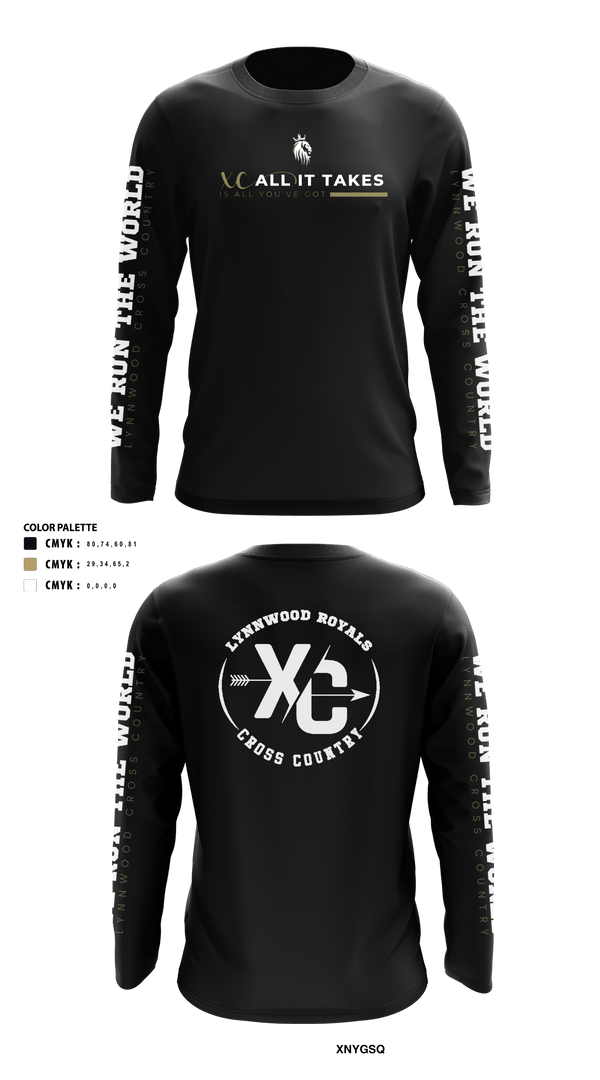 Long Sleeve Performance Shirt, Lynnwood Cross Country, Cross Country, Teamtime, Team time, sublimation, custom sports apparel, team uniforms, spirit wear, spiritwear, sports uniforms, custom shirts, team store, custom team store, fundraiser sports, apparel fundraiser