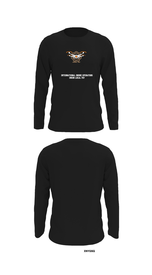Long Sleeve Performance Shirt, International Drone Operators Union Local 757, , Teamtime, Team time, sublimation, custom sports apparel, team uniforms, spirit wear, spiritwear, sports uniforms, custom shirts, team store, custom team store, fundraiser sports, apparel fundraiser