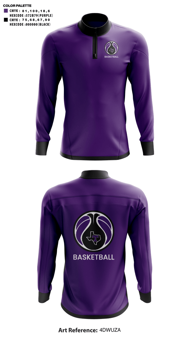 Quarter Zip Jacket, Throckmorton High School Track and Field, Track & Field, Teamtime, Team time, sublimation, custom sports apparel, team uniforms, spirit wear, spiritwear, sports uniforms, custom shirts, team store, custom team store, fundraiser sports, apparel fundraiser