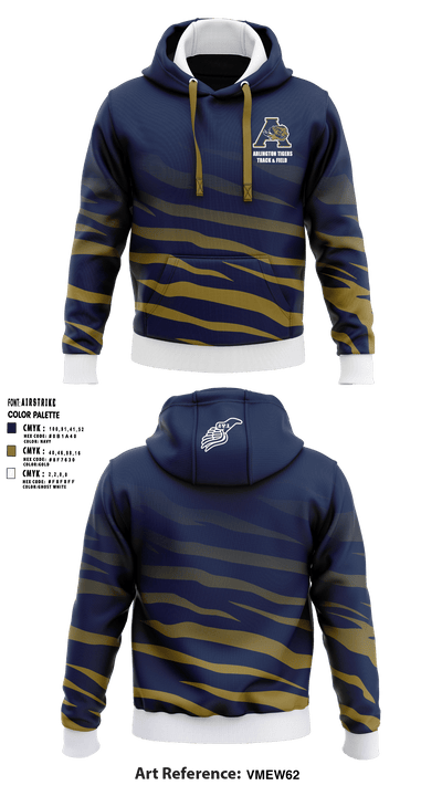 Arlington Tigers 75746520 Hoodie - 1