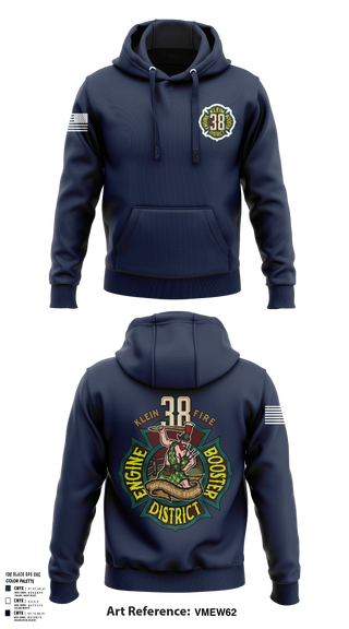 Hoodie, Klein Fire 38, Fire Department, Teamtime, Team time, sublimation, custom sports apparel, team uniforms, spirit wear, spiritwear, sports uniforms, custom shirts, team store, custom team store, fundraiser sports, apparel fundraiser