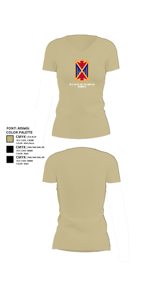 Womens Short Sleeve Vneck Shirt, 10th Army Air and Missile Command, Army, Teamtime, Team time, sublimation, custom sports apparel, team uniforms, spirit wear, spiritwear, sports uniforms, custom shirts, team store, custom team store, fundraiser sports, apparel fundraiser